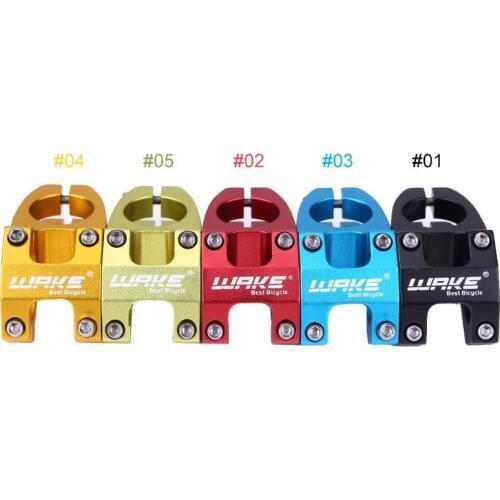 MTB Bike Handlebar Stem Bicycle Stem 31.8MM Cycling Bicycle Parts Bicicleta 5 Colors Aluminum Alloy Outdoor Cycling Accessories