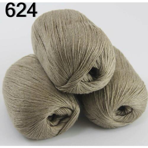 High quality 100% pure cashmere luxury warm and soft hand-knitting yarn Tan 233-624
