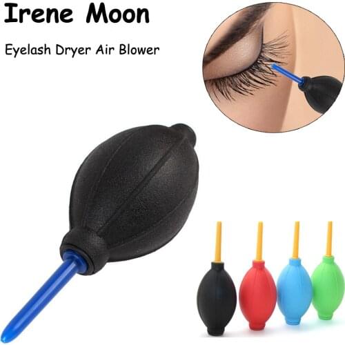 1pc Natural Individual False Eyelashes Glue Dryer Eyelash Extension Air Blower Blowing Balloons Manually Drying Device Tool