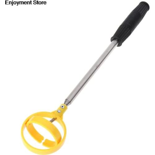 1PC Telescopic Golf Ball Retriever Retracted Golf Pick up Automatic Locking Scoop Picker