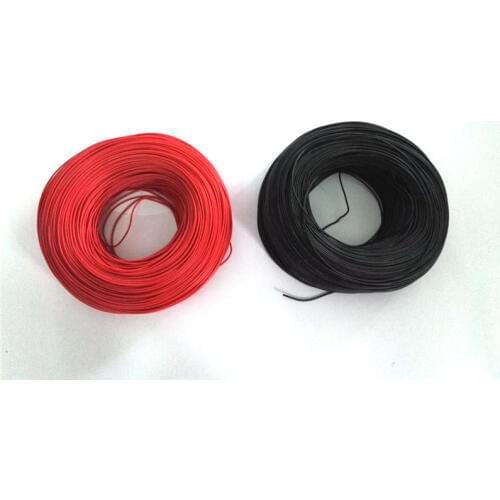 100m Silicon Wire 20 AWG Heatproof 200 degree Soft Silicone Silica Gel Wire Cable For RC Model Battery Part in Red Black
