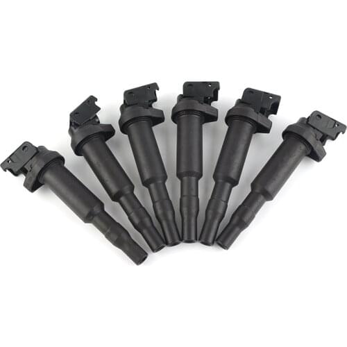 12137594937 Ignition Coil Updated W/ Connector Boot Genuine 0221504470 forBMW E60 E85 E90 mini 128i 335is 740i 528i 535i X3