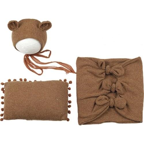 3Pcs/Set Photography Clothing Warm Comfortable Cute Shape Infant Sleeping Bag for Newborn