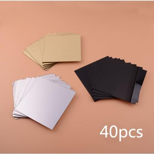 40pcs 10x10cm Square Mirror Wall Tiles Mosaic Sticker Self Adhesive Elegant Home TV Background Living Room Decoration