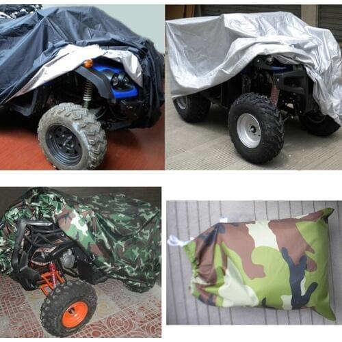 ATV Accessories 190T Waterproof Dustproof Anti-UV Quad Bike ATV Cover For Polaris Honda Yamaha Can-Am Suzuki Kawasaki Size XXXL