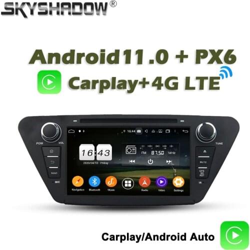 Carplay PX6 DSP Android 10.0 4G + 64GB ROM Car DVD Player TDA7851 GPS Google RDS Auto Radio wifi LTE Bluetooth 5.0 For Lifan X50