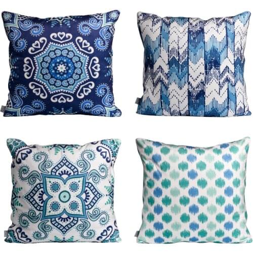 MERRYLIFE Fresh pattern Velvet Cushion Cover 4cs Throw Pillow Case For Sofa Car Home Decorative Pillowcase Pillow Cover