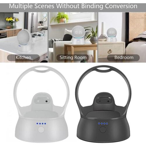 Battery Base for Echo Dot 4th Generation Alexa Speaker Portable Wireless charger Power Bank for Echo Dot 4 Holder Mount Stand