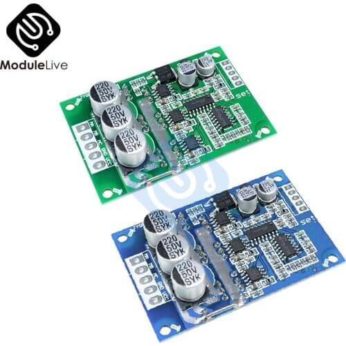 DC 12V-36V 500W PWM Hall Motor Balancing Brushless Motor Controller Automotive Balanced BLDC Car Driver Control Board Module
