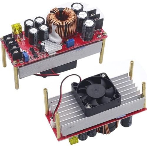 DC-DC 1500W 30A Voltage Step Up Converter Boost CC CV Power Supply Module Step Up Constant Current Module DC-DC 10-60V to 12-97V