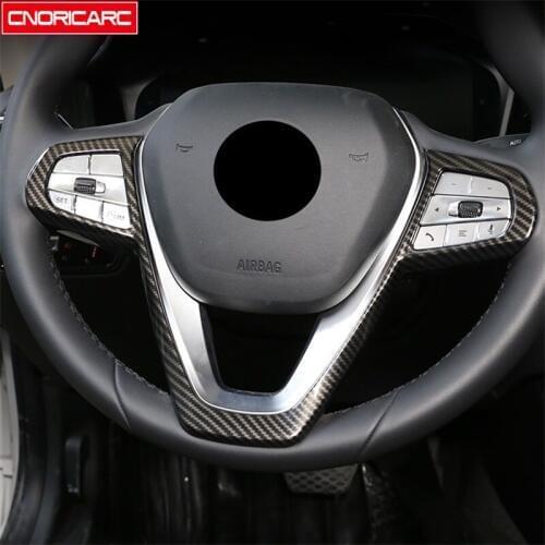 ABS Steering Wheel Buttons Frame Decoration Cover Trim For BMW G30 G38 G01 G08 G05 Car Styling Interior Accessories