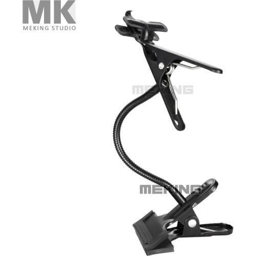 Background Holder Clamp Clip Camera Photo Studio Accessories Light Stand Flex Arm Reflector Magic Clamp