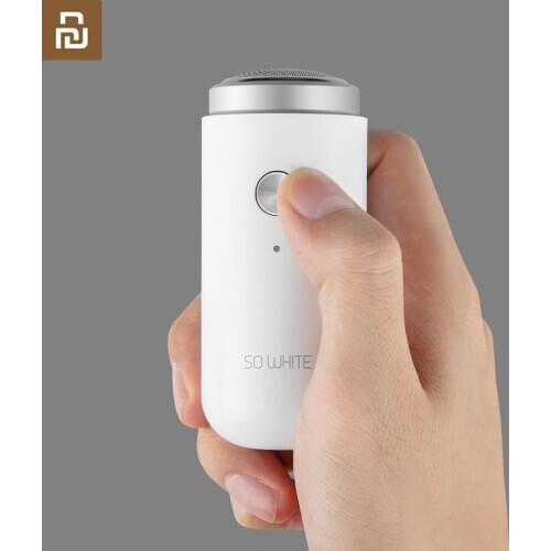 Youpin Electric Shaver Men Razor SO WHITE USB Rechargeable Portable Mini Beard Trimmer Washable Shaving Machine