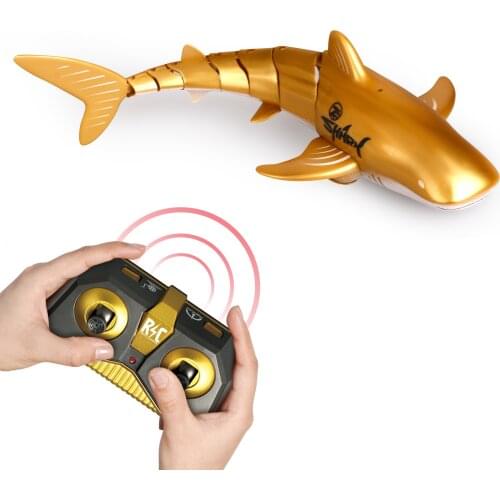 Roclub RC Shark Toy Remote Control Animals Robots Boat Swimming Pool Bathroom Funny Electric Sharks Toys for Kid Boys Girls Gift
