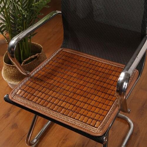 Mahjong Sseat Mat Summer Cushions Summer Office Computer Chair Student BreathableSeat Pad Bamboo Cool Cushion Car Seat Cushion