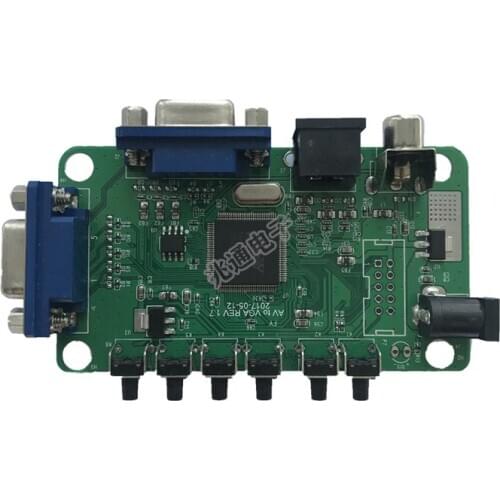 MS1850 / AV & SV to VGA development board / AV to VGA chip / CVBS to VGA chip