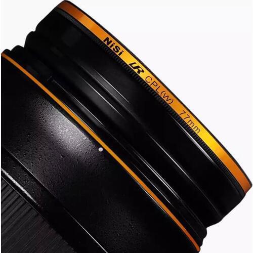 NISI LR CPL Polarizer 67mm 72mm 77mm 82mm Filter Ultra Thin Golden Ringed Waterproof Oil Resistant Filter for Camera Lens