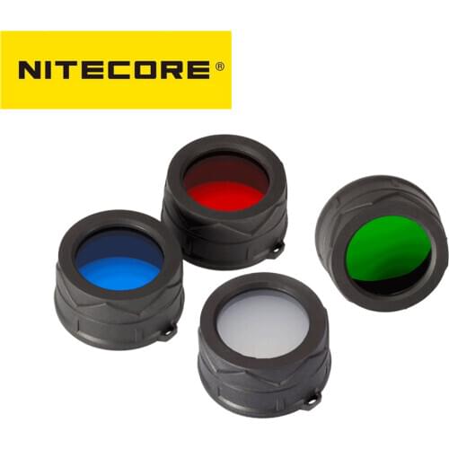 Nitecore NFR40 / NFB40 / NFG40 / NFD40 40MM FILTER Suitable for Flashlight with Head of 40mm