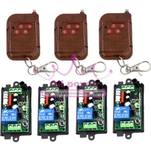 NEW AC220V 1CH RF Wireless Remote Control System / Radio Switch remote switch 220v Learning code receiver hot sales