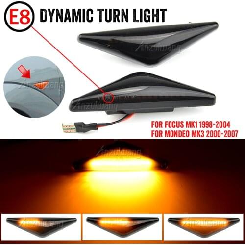 Flowing Side Repeater Light LED Dynamic Side Marker Turn Signal Lights Indicator Blinker Lamp For Ford MONDEO 3 MK3 FOCUS 1 MK1