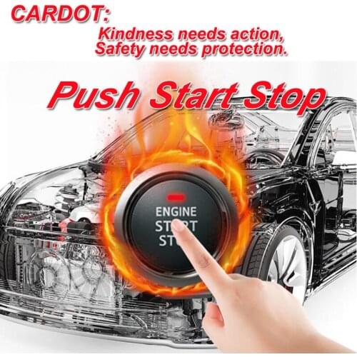 Drop Shipping KOL Cardot Smart Push Start Stop Engine Keyless Entry System Best Car Alarms