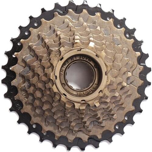 Threaded Steel 9 Speed Cassette Freewheel 13-32T Freewheel Gear Flywheel Bicycle Parts Mountain Bike Freewheel Replacement Parts