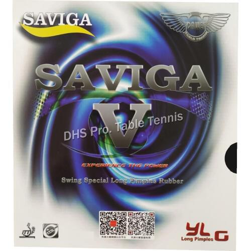 SAVIGA V Long Pips-Out Table Tennis Rubber without Sponge