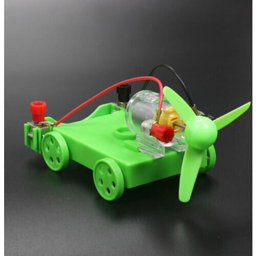DIY Assembly Electric Car Wind Power Experiment Physics Learning Student Toy Safe to Operate Educational Toys