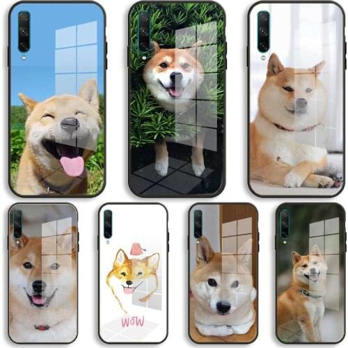 Nayida Shiba Inu dog Soft Silicone Case For Huawei Honor 30 20 10 Lite Pro 10i 20i 9a 8a 8x Glass Cover
