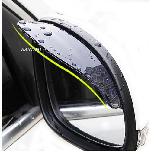 Car Styling Rearview mirror rain eyebrow for AUDI A6 100 90 A6 Quattro S4 Allroad A4 Q7 R8 Fox 5000 80 200 4000 Coupe TT A5 Q5