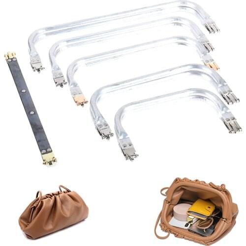Woman Doctor Purse Frame Metal Aluminium Tube Frame Bag Handle Clutch Bag Parts