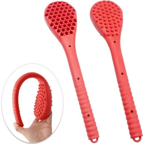 1Pc Health Care Massage Hammer PVC Double Sided Full Body Massage Stick Meridian Back Pat Massage Bar Relieve Fatigue Relaxation