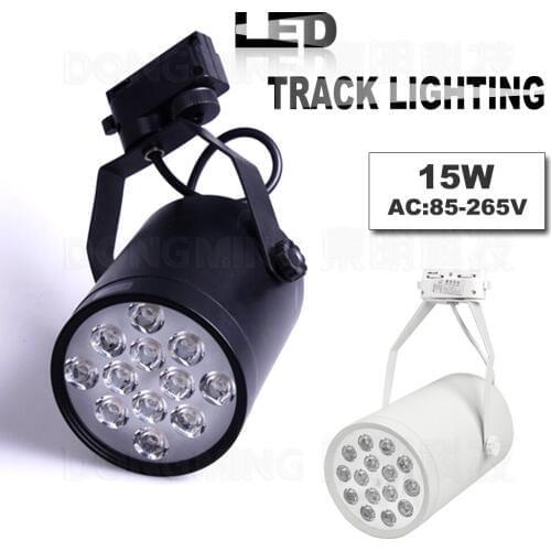 2015 Wholesale Retail New Arrival Spot Wall Lamp 15W Led Track Light Soptlight Tracking AC85-265V flexible track lighting