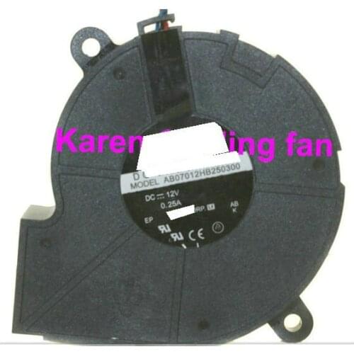 ADDA 7cm AB07012HB250300 7025 12v 0.25a blower fan