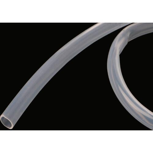 8mm ID x 10mm OD Food Grade Silicone Tube Flexible Hose Pipe 1m Transparent