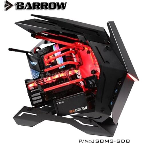 Barrow Acrylic Board as Water Channel use for JONSBO MOD-3 Computer Case for Both CPU and GPU Block RGB 5V 3PIN Waterway