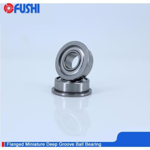 F682X ZZ Bearing 10Pcs 2.5*6*2.6 mm Flanged Deep Groove Ball Bearings F682XZZ F 682X Z ZZ