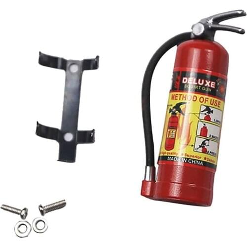 FBIL-RC Decoration Metal Mini Fire Extinguisher for 1/10 RC Crawler Axial SCX10 90046 Traxxas TRX4 Tamiya D90