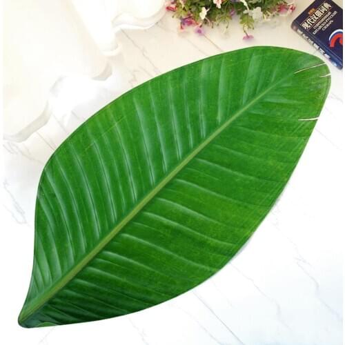 Leaves Flannel Carpet Rug Hand Weaving Modern Floor Mat For Living Room Bedroom Rugs Anti-slip Velvet Carpet Rug Home Decor