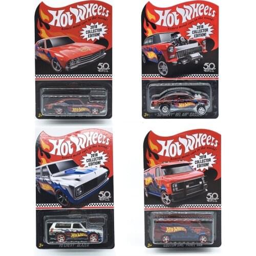 Hot wheels 1/64 GMC Chevrolet Diecast Collection of Simulation Alloy Car Model Children Toys