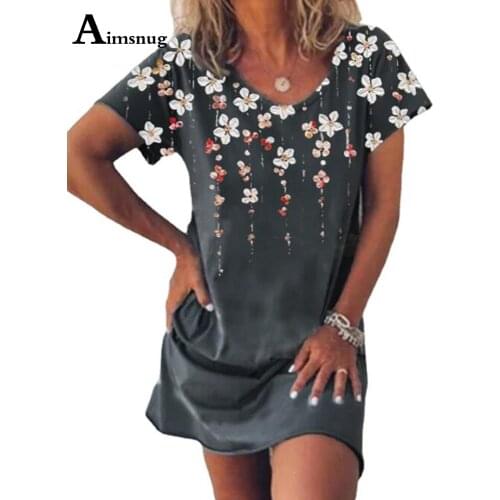 Cashiona Women Elegant Short Dress Vintage 2021 Summer Beach Dress Plus size 3xl Ladies Boho Flower Print Dresses Femme Clothes