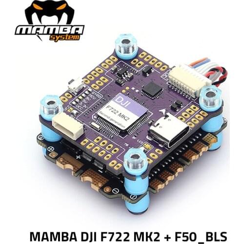 DIATONE MAMBA DJI F722 MK2 F7 Flight Controller OSD W/ F50_BLS 50A Brushless ESC 4in1 3-6S DSHOT600 Stack for FPV Racing Drone