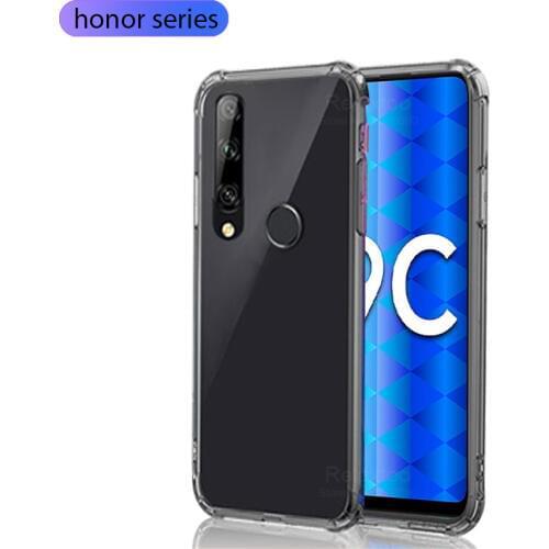 Soft case on honor 9c Transparent phone shell for huawei honor 9c 9x 9a 8x 20 pro 30 s 10i 20 lite case xonor 9c c 9 c cover