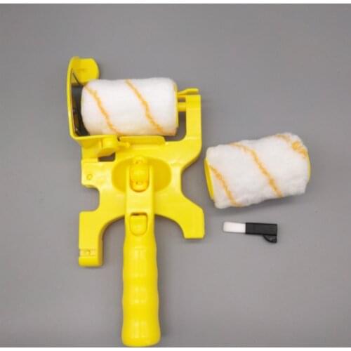 Paint Edger Trimming Kit Proffesional Paint Roller 2Pack Replacement Paint Brush Tool Multifunctional for Home Room Wall Ceiling