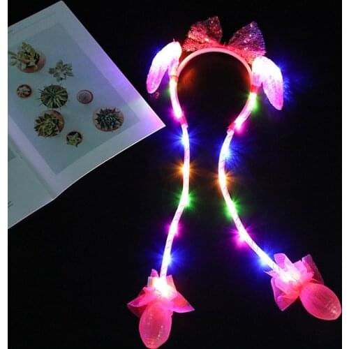 2021 New Rabbit Womens Hat Can Moving Bunny Ears Hat with Shine Earflaps Movable Ears Hat for Women/Child/Girls Birthday Gift