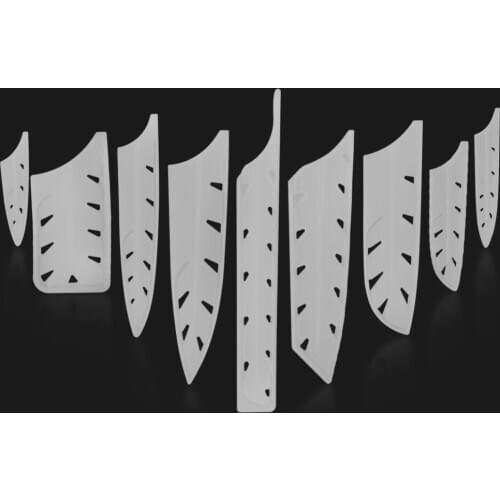 Stainless Steel Damascus Ceramic Kitchen Knife BPA-Free Covers Sheath Edge Guards Case Protect All Kinds Of Cutlery Knife Blade