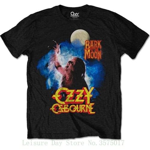 Ozzy Osbourne Bark At The Moon Rock Heavy Metal Official Tee T-Shirt Mens Unisex Hot Cheap MenS