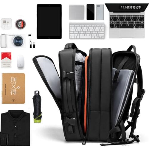 Expandable Large Luggage Backpack Daypack,Flight Approved Laptop Backpack for Men & Women,Travel Multifunctional Computer Bag