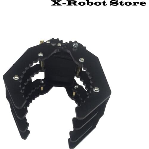 Robotic robot arm fixture DIY symmetric grabbing gripper LDX-335MG servo grab 500g remote control robot toy7.4V torque