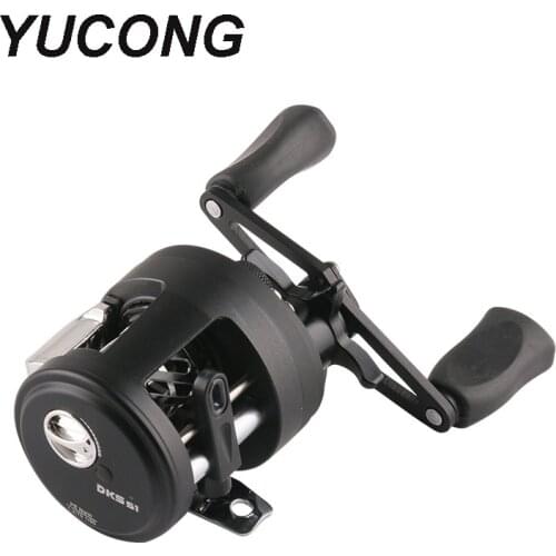 YUCONG Baitcasting Fishing Reel 6.2:1 Gear Ratio Trolling Wheel 11+1BB Saltwater Jigging Reels 5KG Max Drag Surfcasting Reel